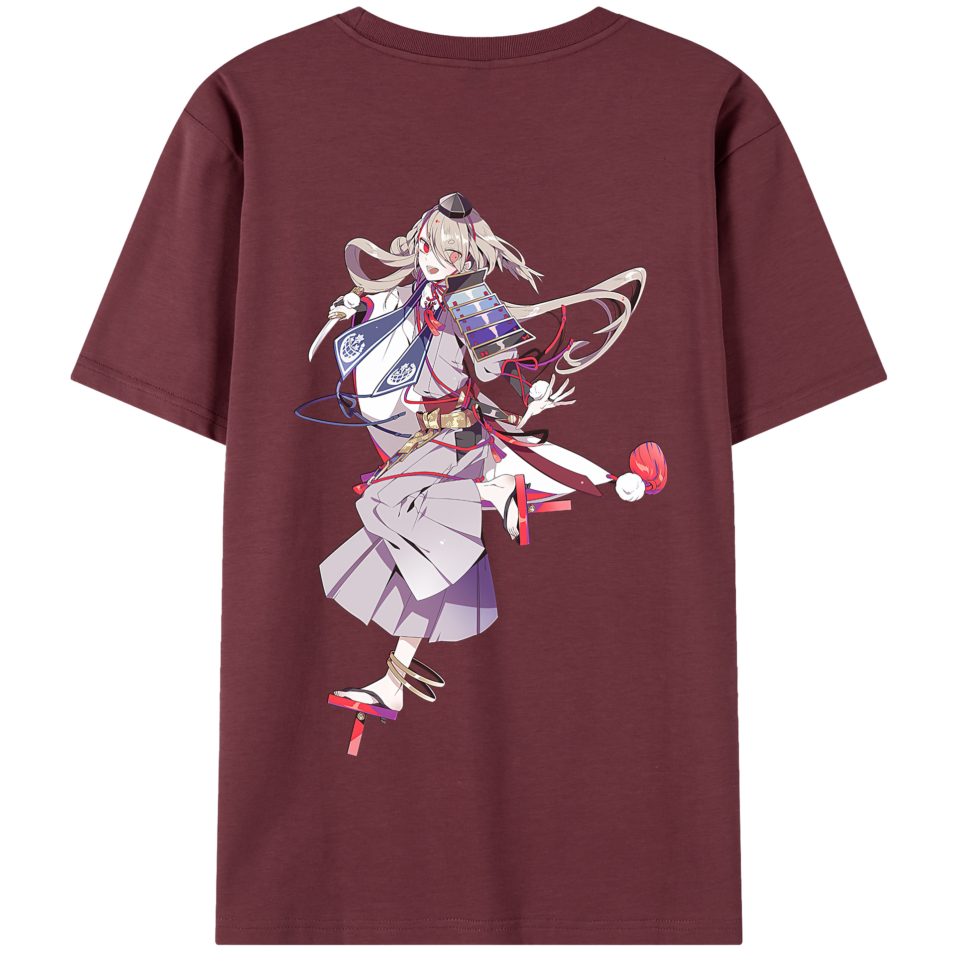 （画像用） 刀剣乱舞 Touken Ranbu 綿100％半袖Tシャツ（背面プリント）